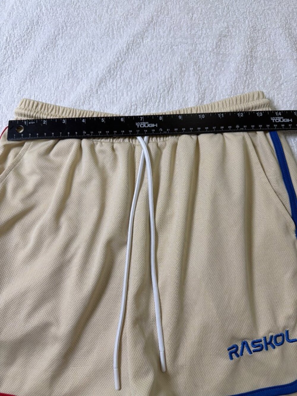 RASKOL Retro Cream Classic Bodybuilding Shorts, Large - Picture 6 of 7